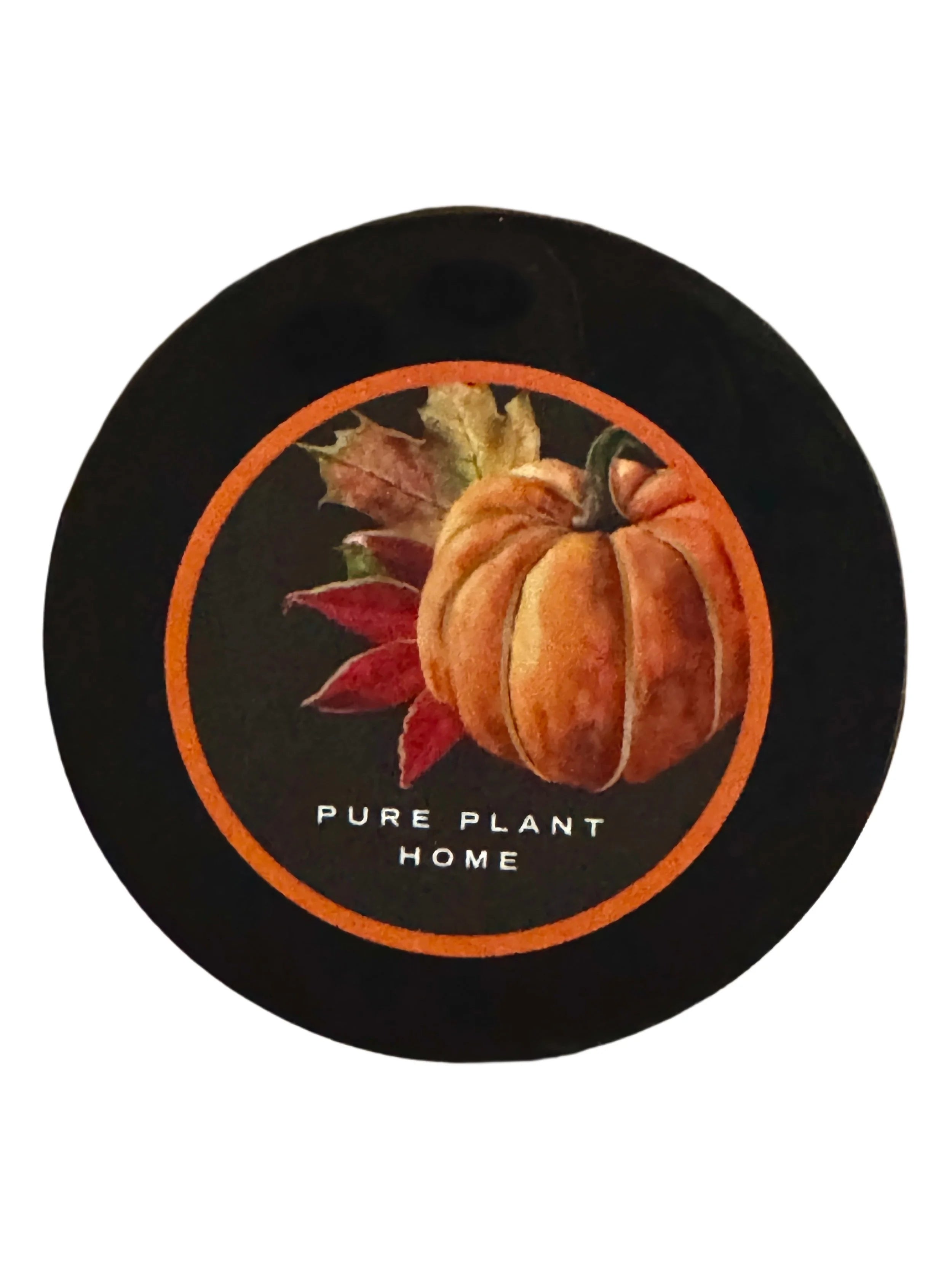 7 oz Pumpkin Spice Wellness large amber jar w/black lid-Clove, Ginger, Nutmeg - 2