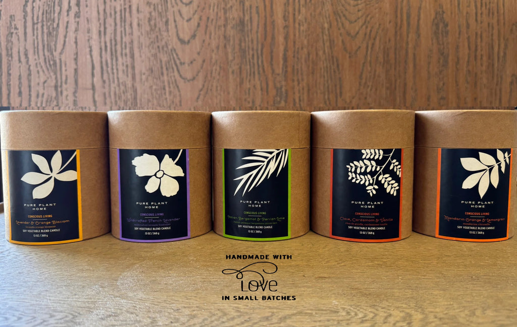 13 oz Lavender & Orange Blossom Pillar Candle - 5