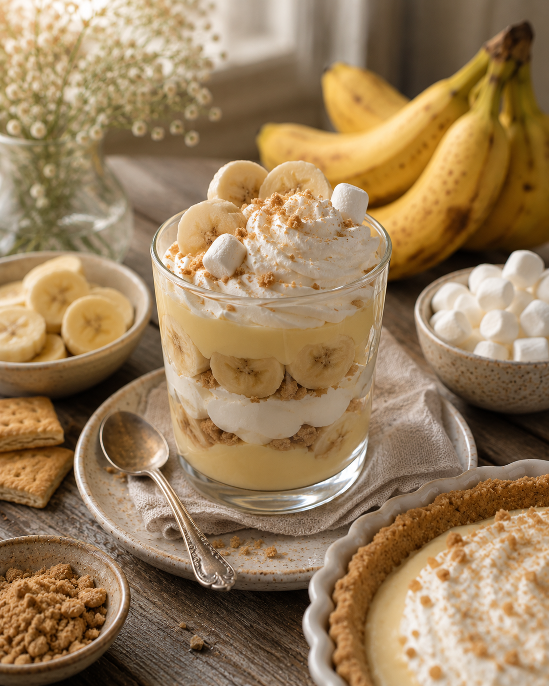 Banana Cream Parfait