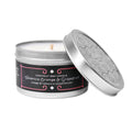 4.4 oz Medium Silver Tin Valencia Orange/Grapefruit Coconut Wax w/real essential oils