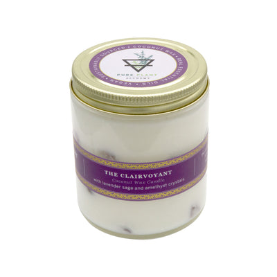 7 oz The Clairvoyant-Lavender Sage w/Amethyst Crystals by Pure Plant Alchemy