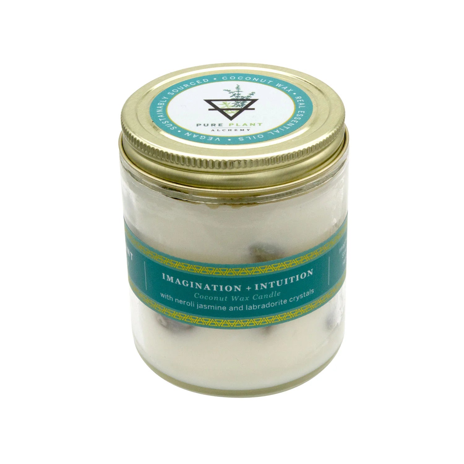 7 oz Imagination + Intuition Neroli-Jasmine w/Labradorite Crystals Pure Plant Alchemy