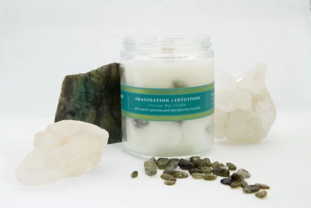 7 oz Imagination + Intuition Neroli-Jasmine w/Labradorite Crystals Pure Plant Alchemy - 3