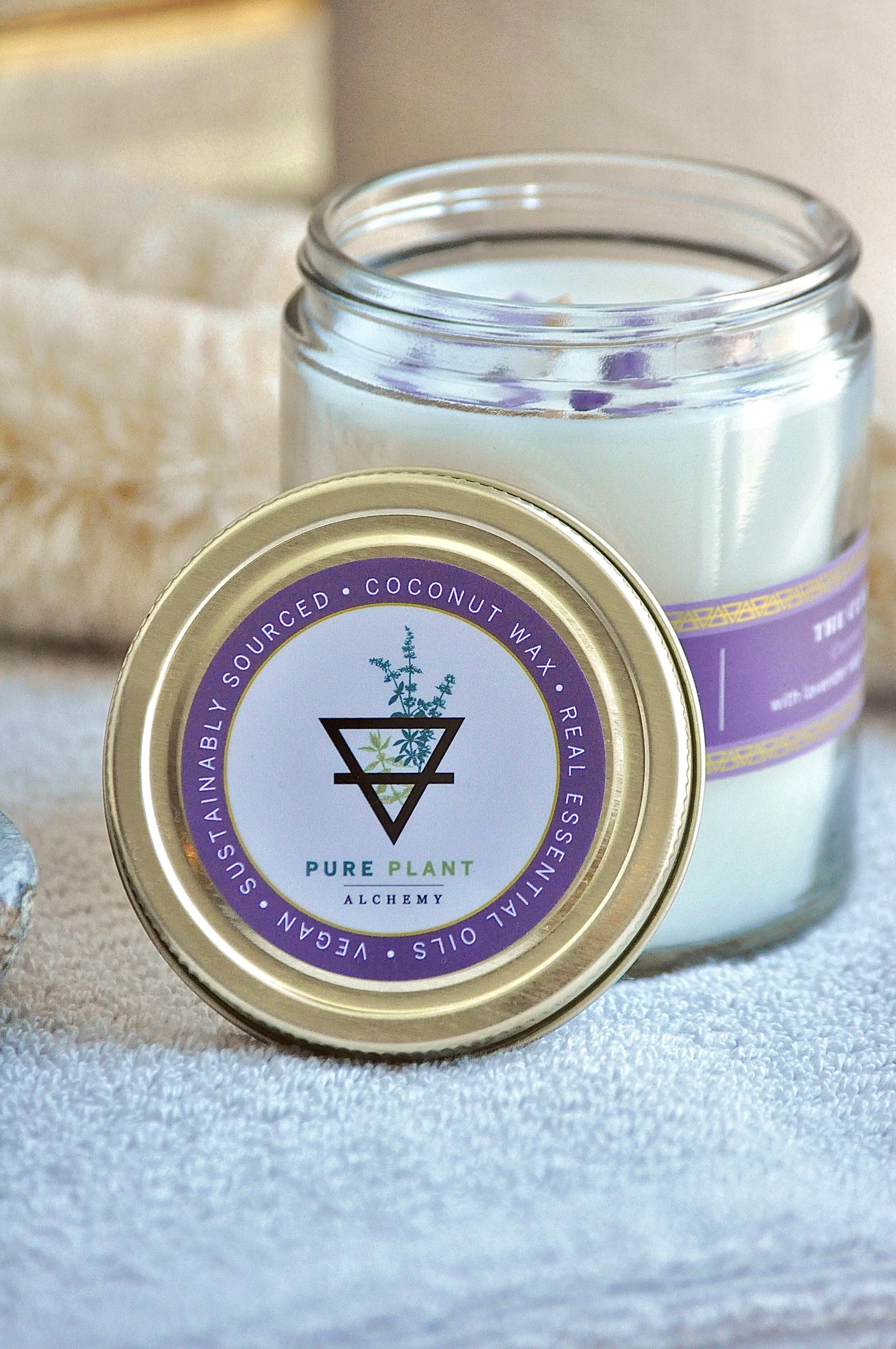 7 oz The Clairvoyant-Lavender Sage w/Amethyst Crystals by Pure Plant Alchemy - 2