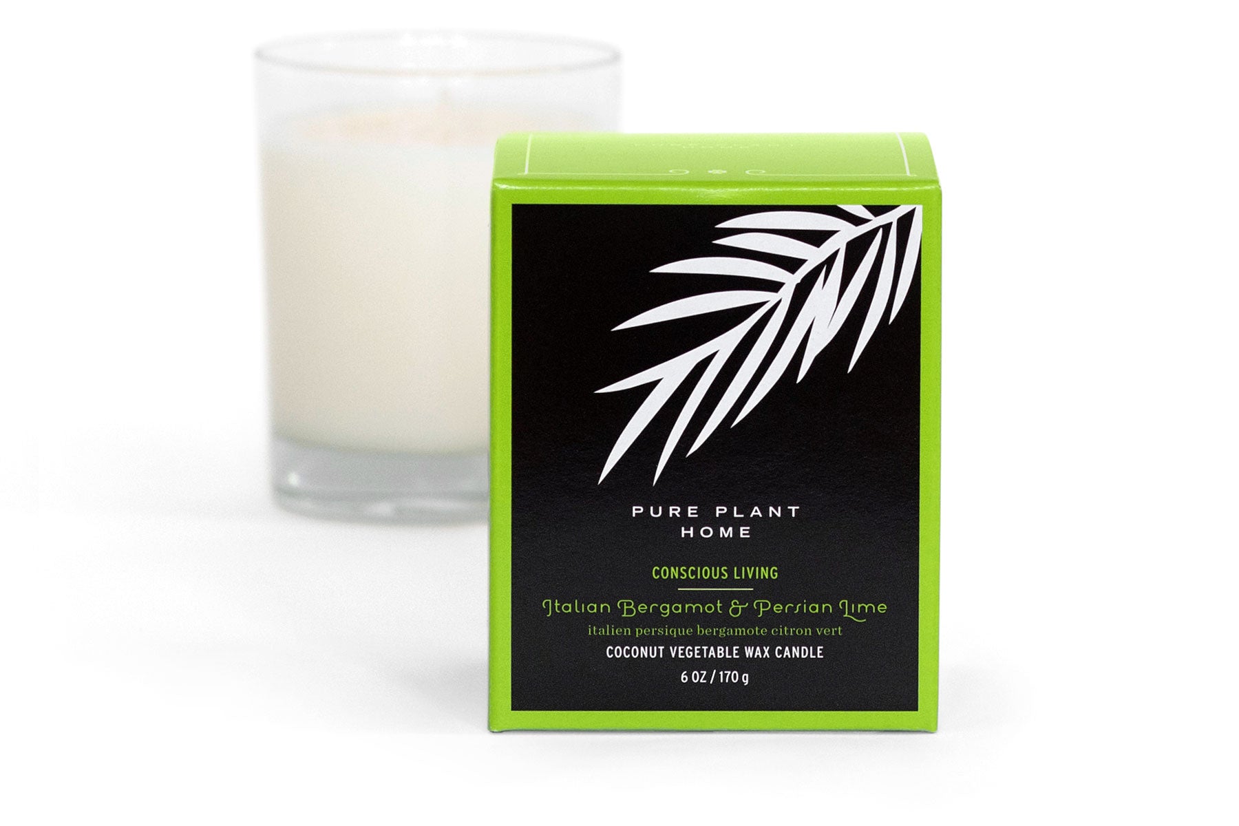 6 oz Gift Box Glass Italian Bergamot/Persian Lime