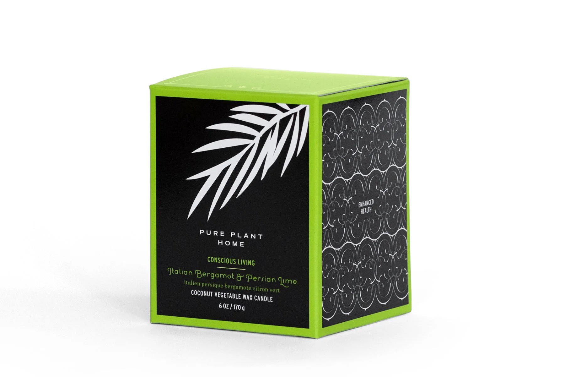 6 oz Gift Box Glass Italian Bergamot/Persian Lime - 3