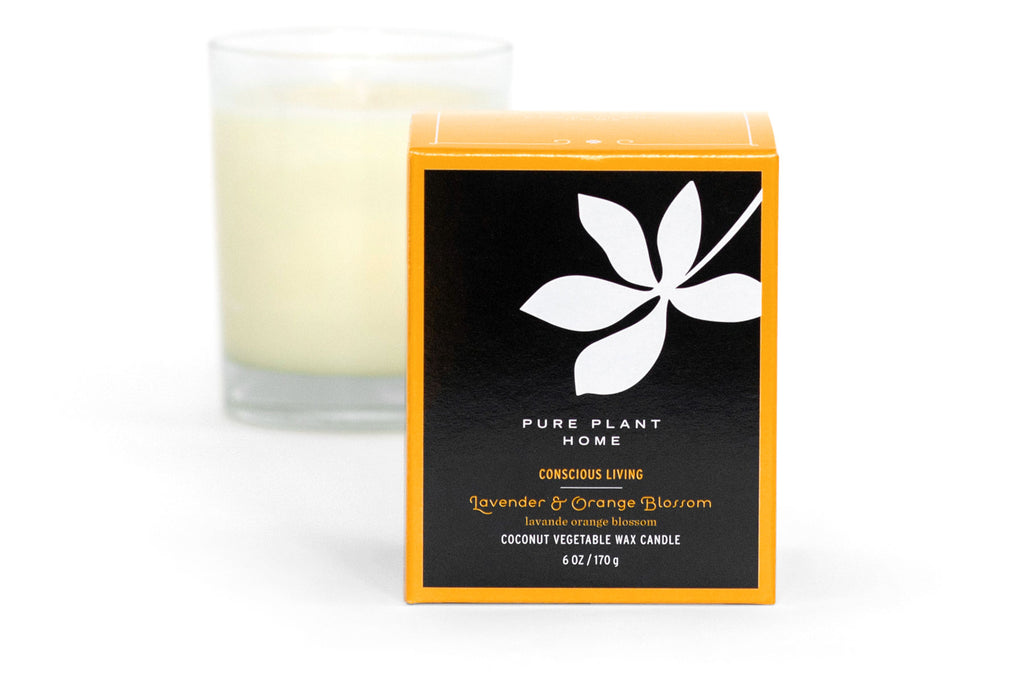 6 oz Gift Box Glass Lavender/Orange Blossom