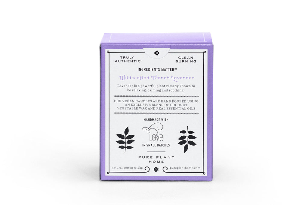 6 oz Gift Box Glass Wildcrafted French Lavender - 2