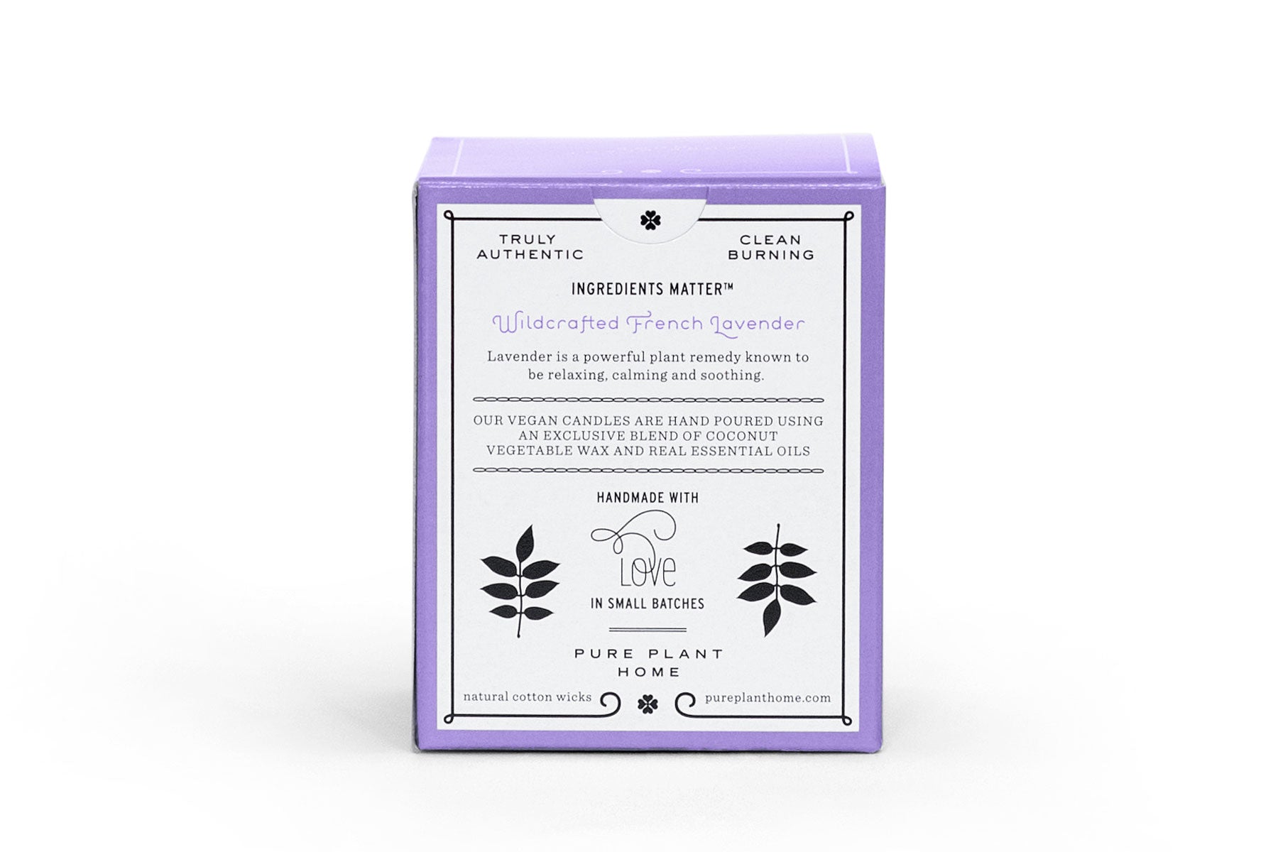 6 oz Gift Box Glass Wildcrafted French Lavender - 2