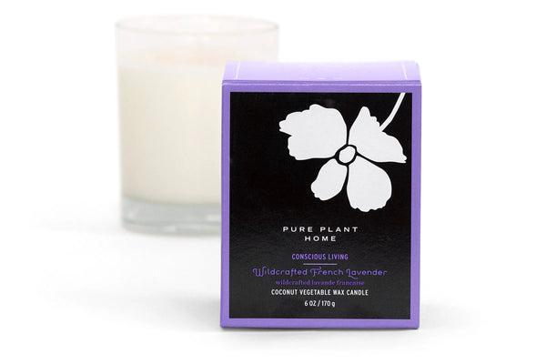 6 oz Gift Box Glass Wildcrafted French Lavender