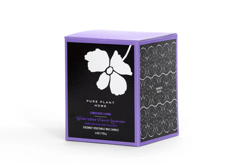 6 oz Gift Box Glass Wildcrafted French Lavender - 3
