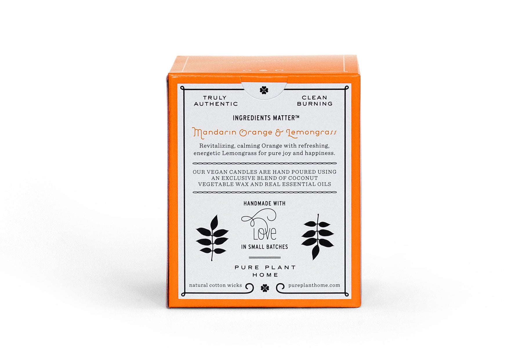 6 oz Gift Box Glass Mandarin Orange/Lemongrass - 2
