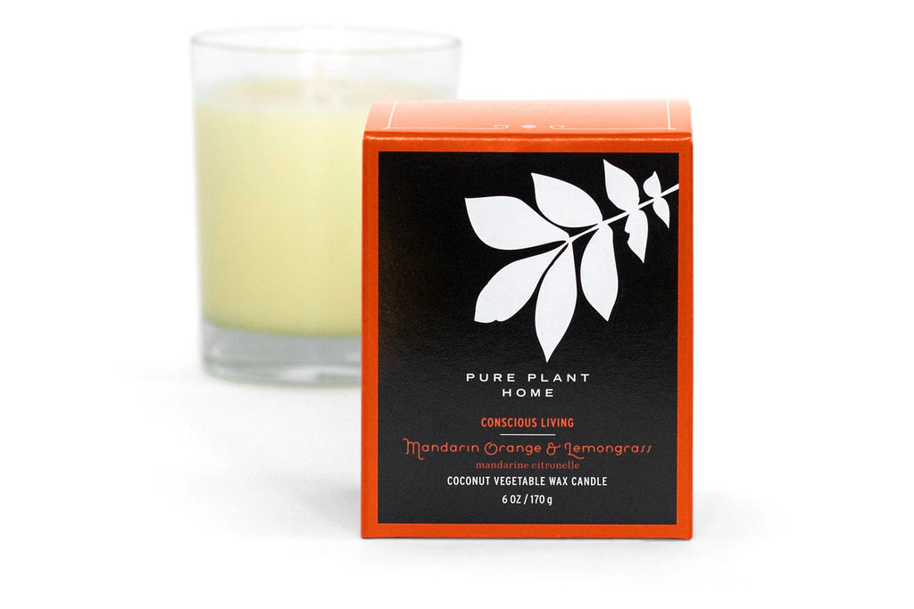 6 oz Gift Box Glass Mandarin Orange/Lemongrass