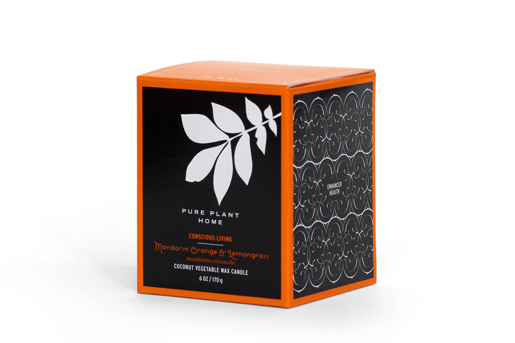 6 oz Gift Box Glass Mandarin Orange/Lemongrass - 3