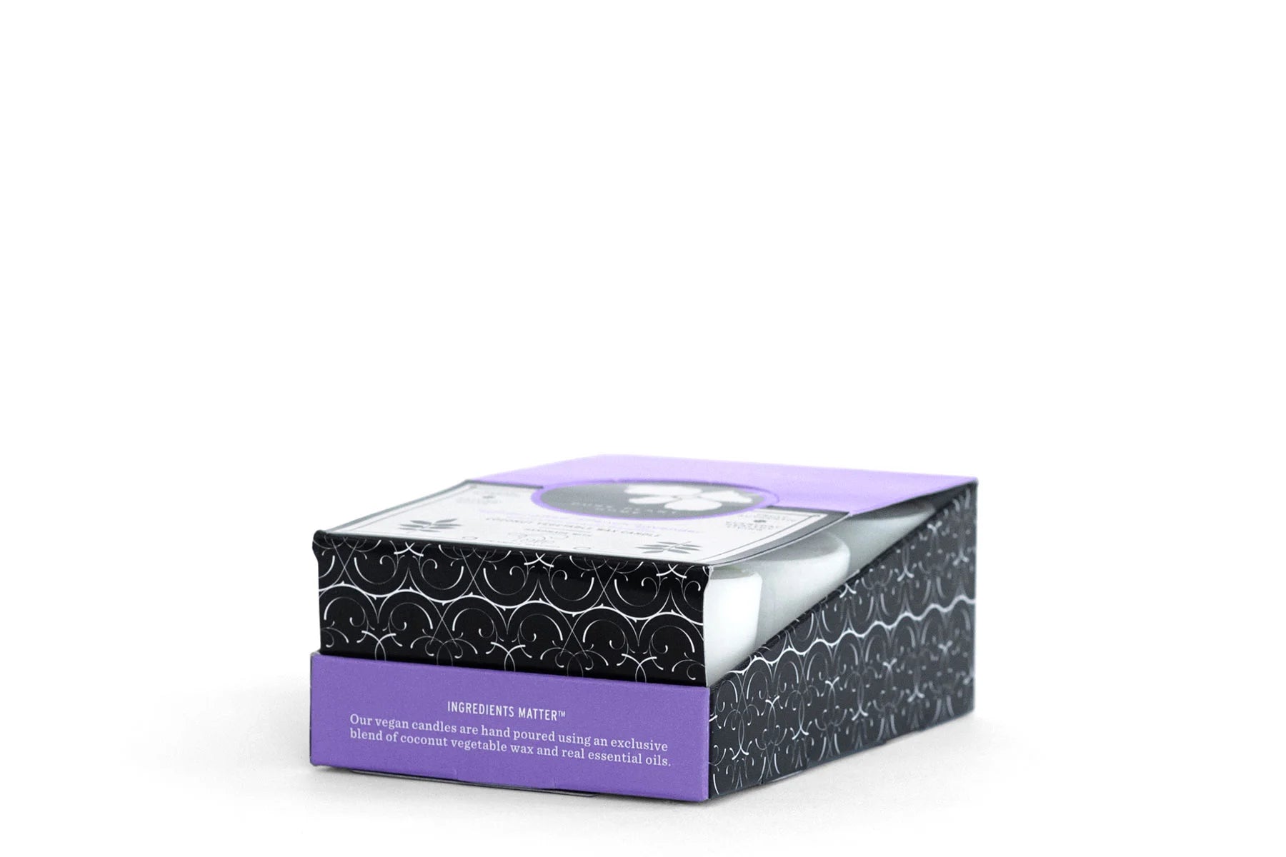 1.9 oz Votive 6 pk Wildcrafted French Lavender Coconut Vegetable Wax blend - 2