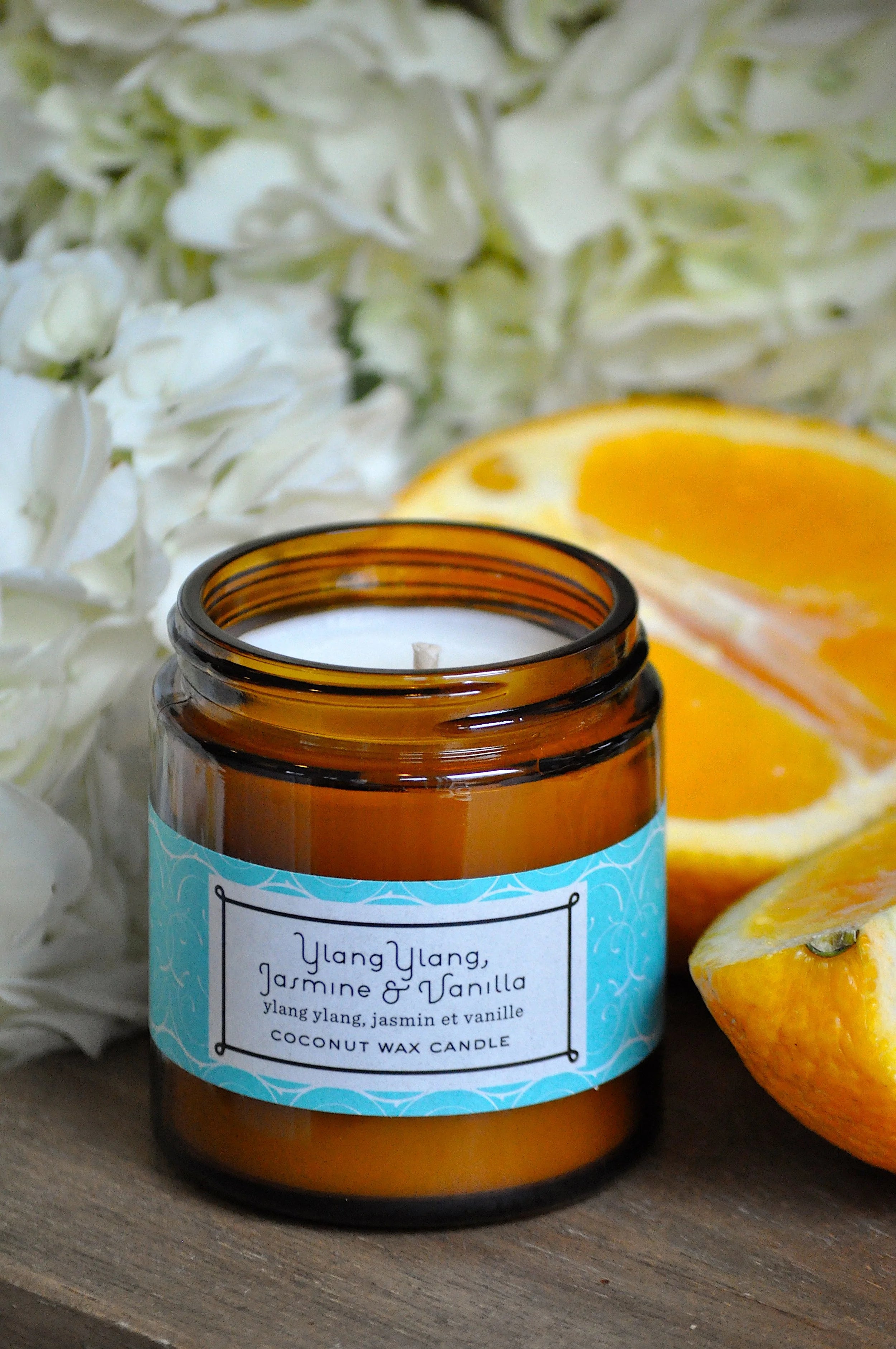 3.1 oz Small Amber Apothecary Jar Ylang Ylang/Jasmine/Vanilla - 2