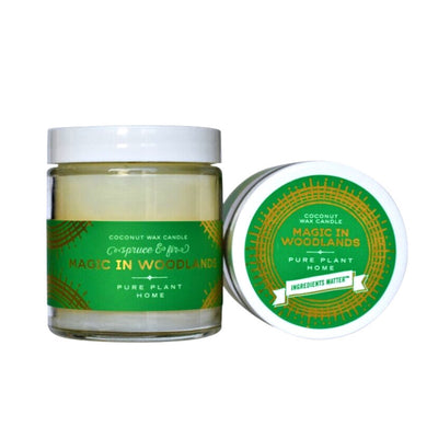 3.1 oz Holiday Clear Apothecary Jar Spruce/Fir (Magic In Woodlands)