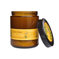 7 oz Large Amber Apothecary Jar Lemon Verbena
