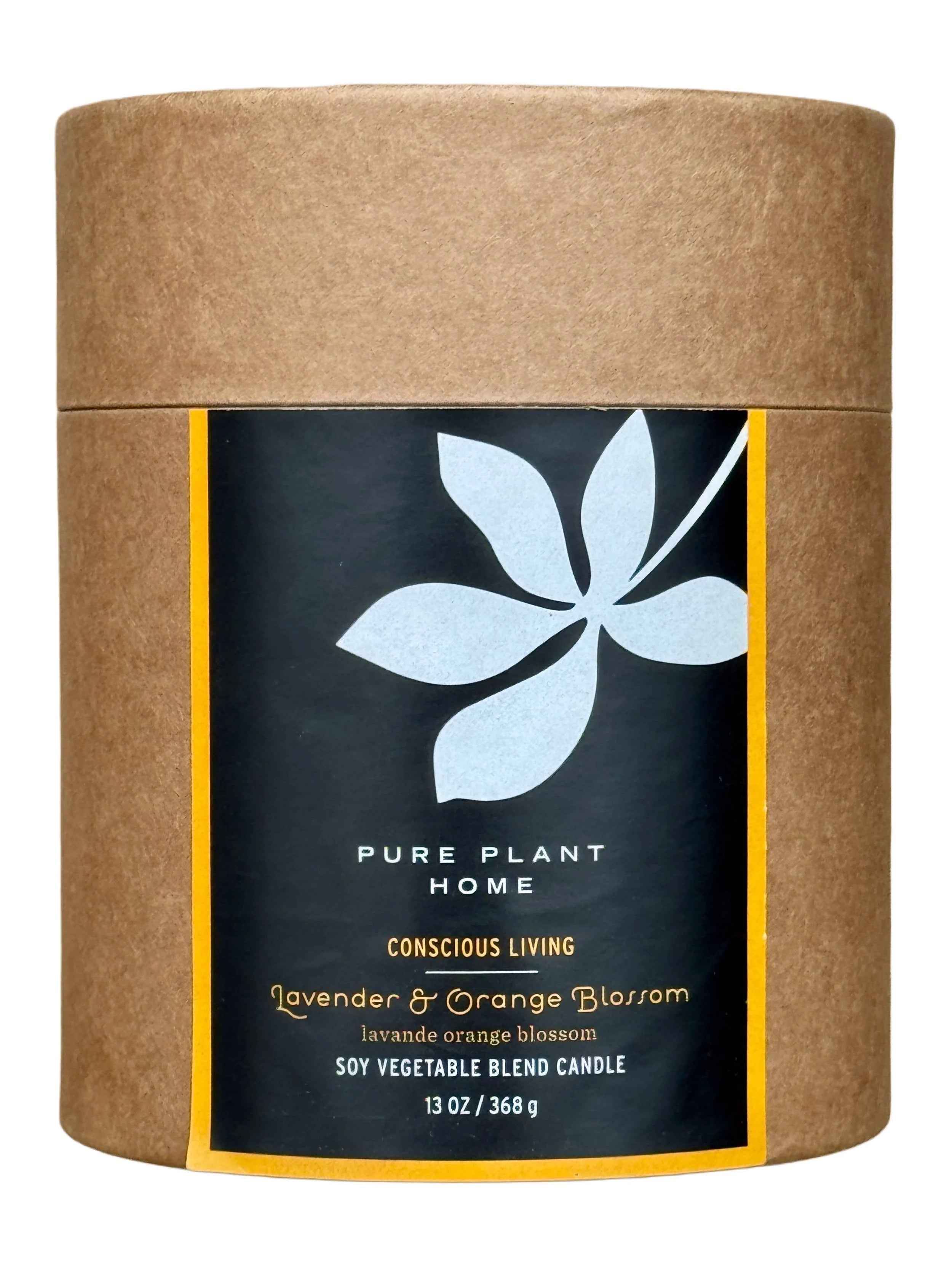 13 oz Lavender & Orange Blossom Pillar Candle