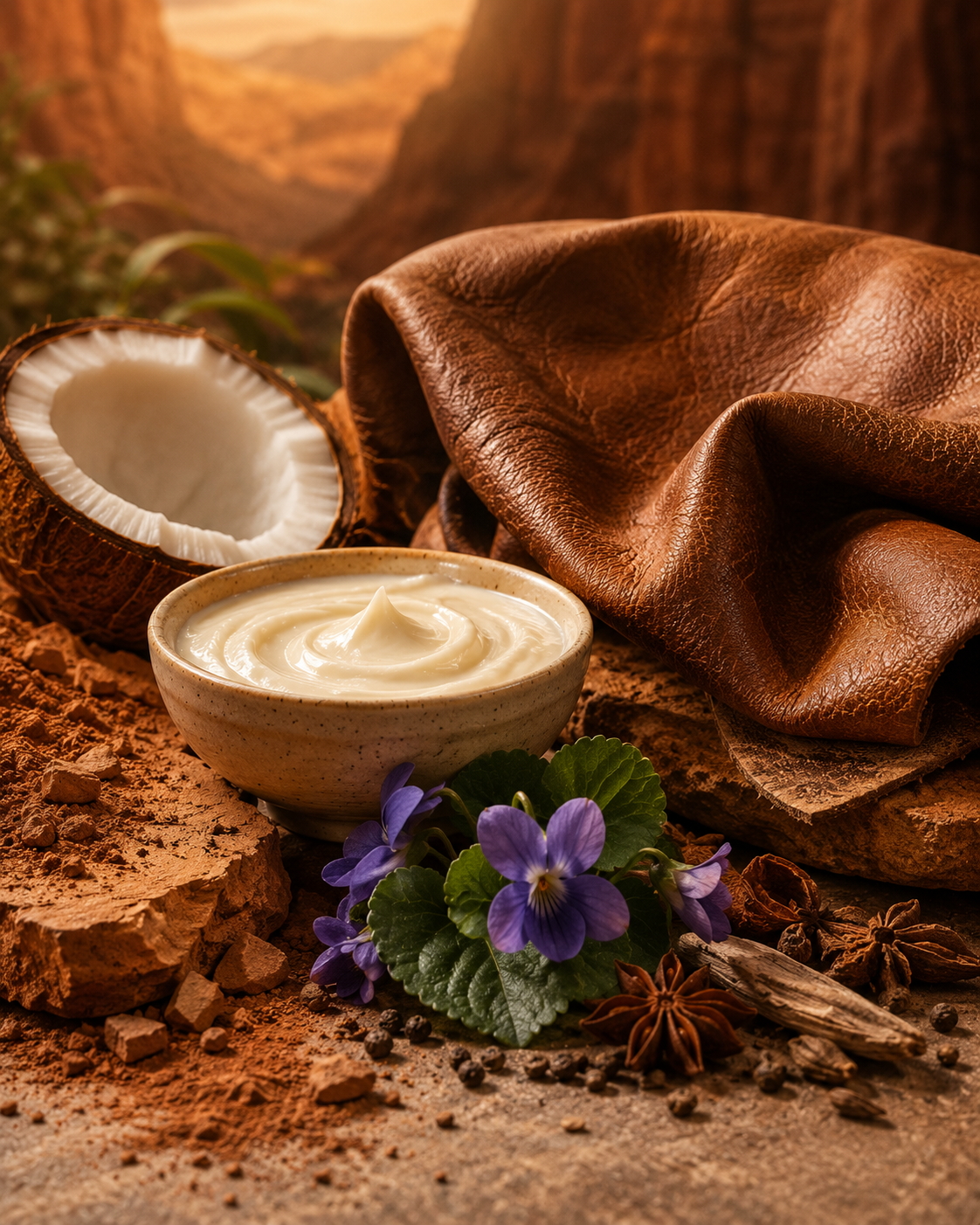 Golden Clay & Leather
