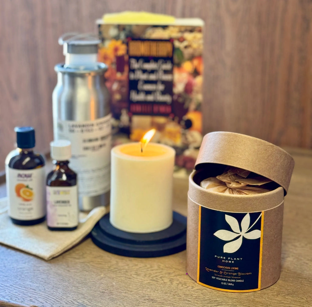 13 oz Lavender & Orange Blossom Pillar Candle - 3
