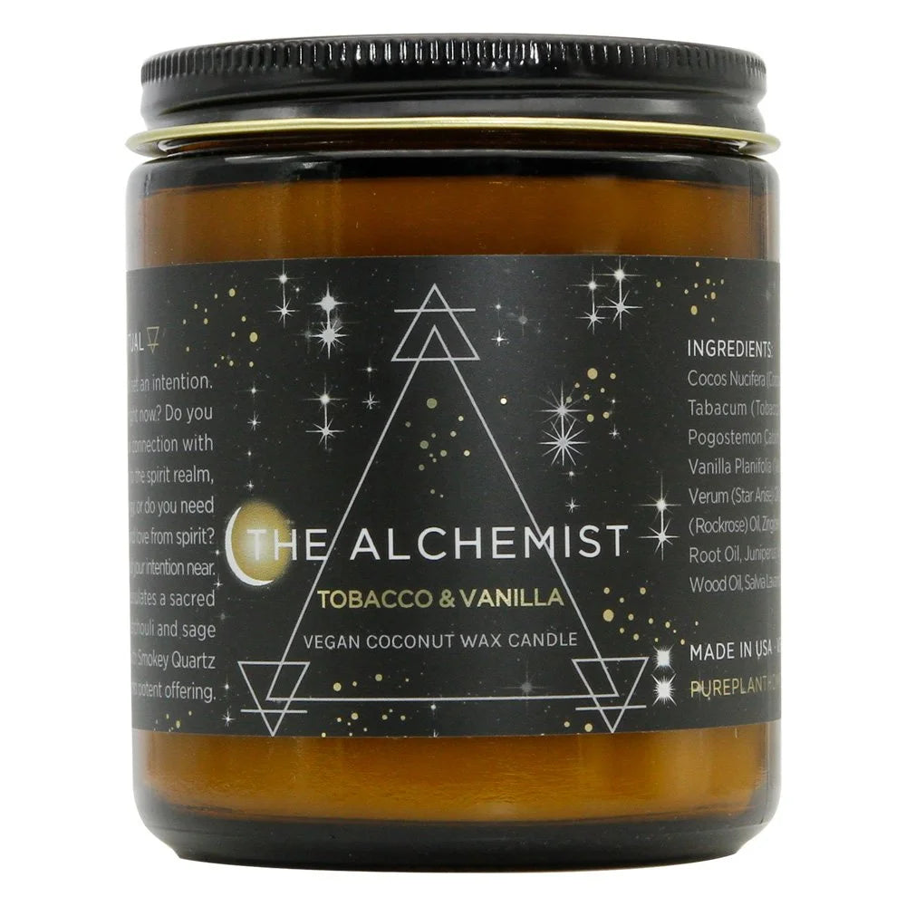 8 oz The Alchemist Tobacco & Vanilla Candle by Pure Plant Alchemy - 3